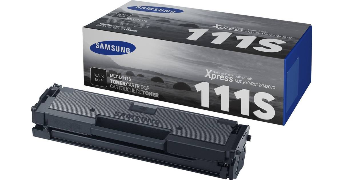 5x500 Blatt Samsung MLT-D111S Schwarz Original Toner und Bildtrommel & Basics Druckerpapier 