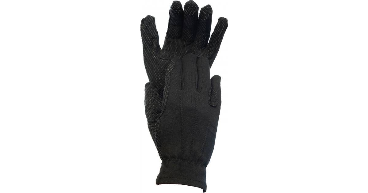 Black, Large Dublin Everyday Mesh Back Track Riding Gloves