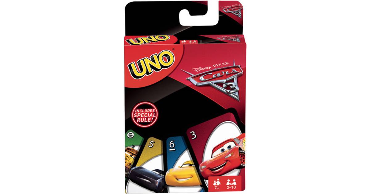 Mattel Spiele FDJ15 UNO Disney Pixar Cars 3 Edition Kartenspiel 