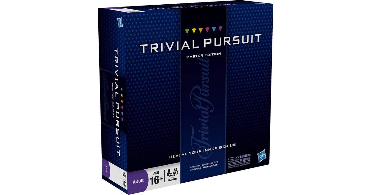 Trivial Pursuit Master Edition Hasbro Board Game 2950 Questions for sale online 