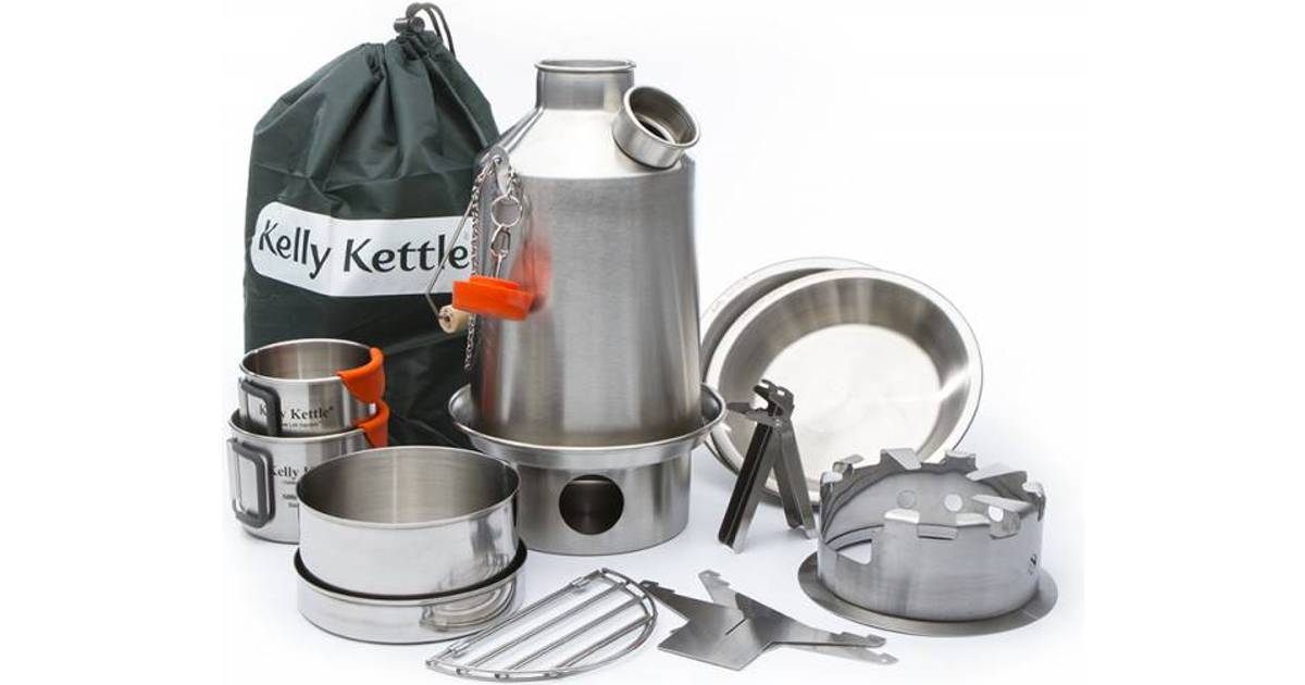 Kelly Kettle Ultimate Stainless Steel Medium Scout Camp Stove Kit