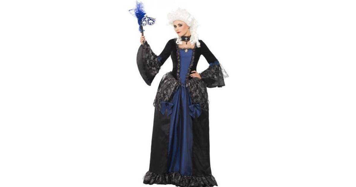 Baroque Beauty Masquerade Costume Womens Renaissance Victorian Fancy Dress SM-LG