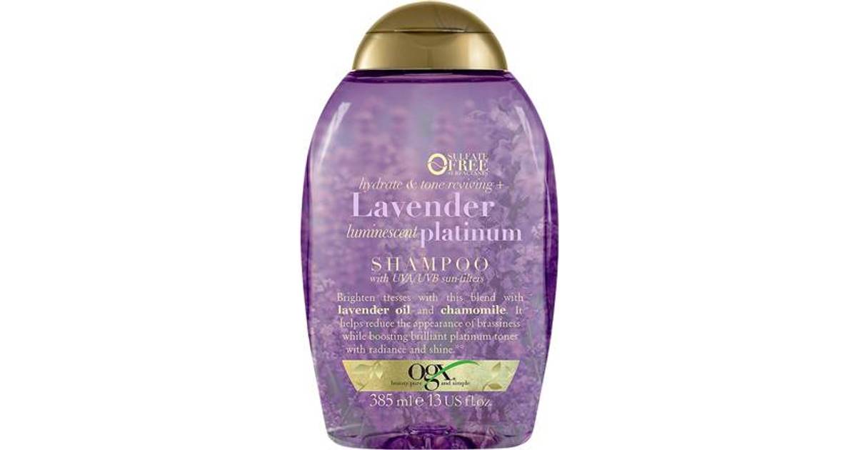 OGX Hydrate & Color Reviving + Lavender Luminescent Platinum Shampoo - wide 5