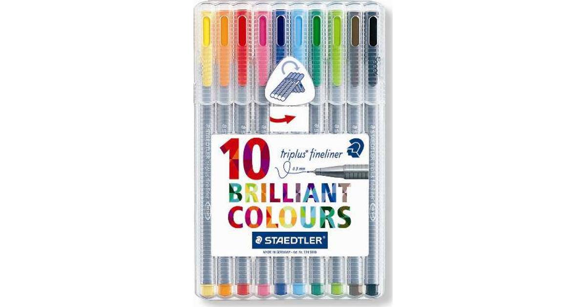 STAEDTLER FINELINER 334 TRIPLUS SETS and single colors in box of 10