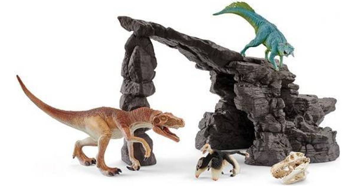 dinosaures 41461 Schleich Dino Set avec grotte en plastique Set 