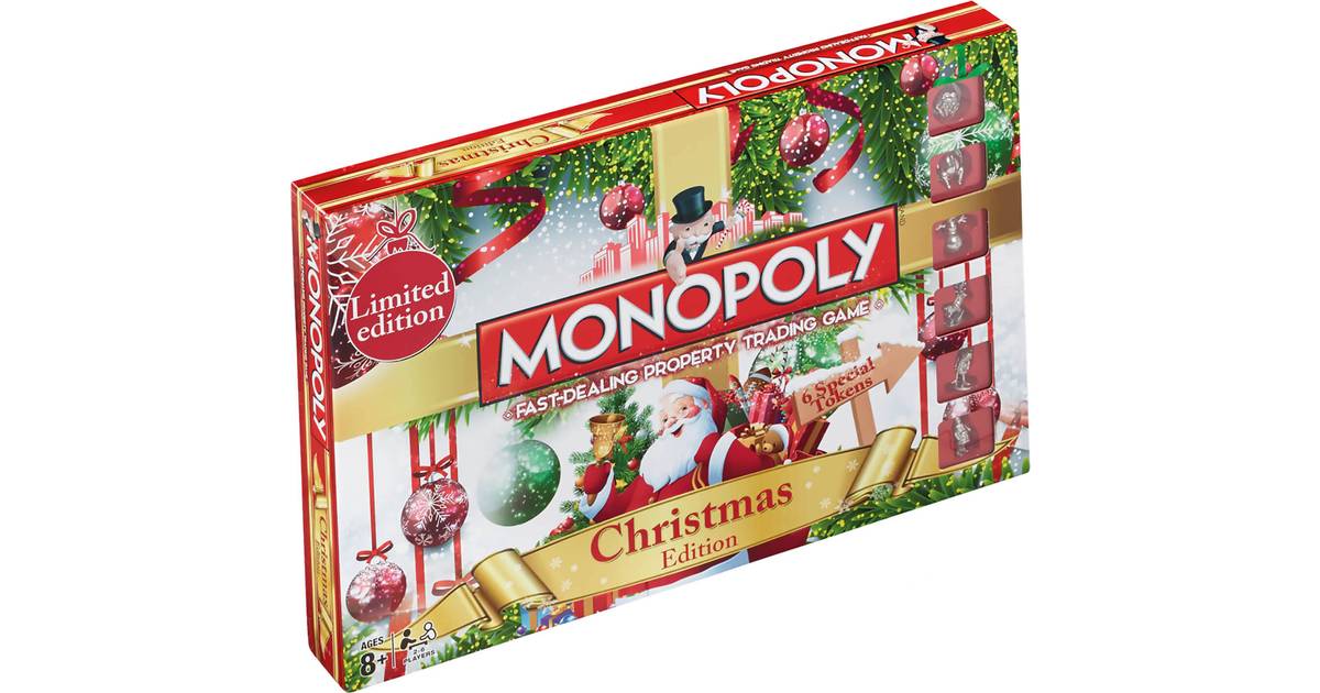 MonopolyChristmas EditionFun Family Classic Board Game 