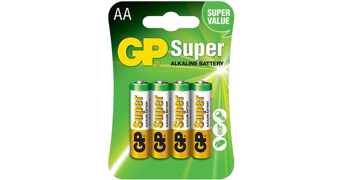 16-er Pack GP GP15A-2VS16 LR6 Super Alkaline AA Mignon Batterie 