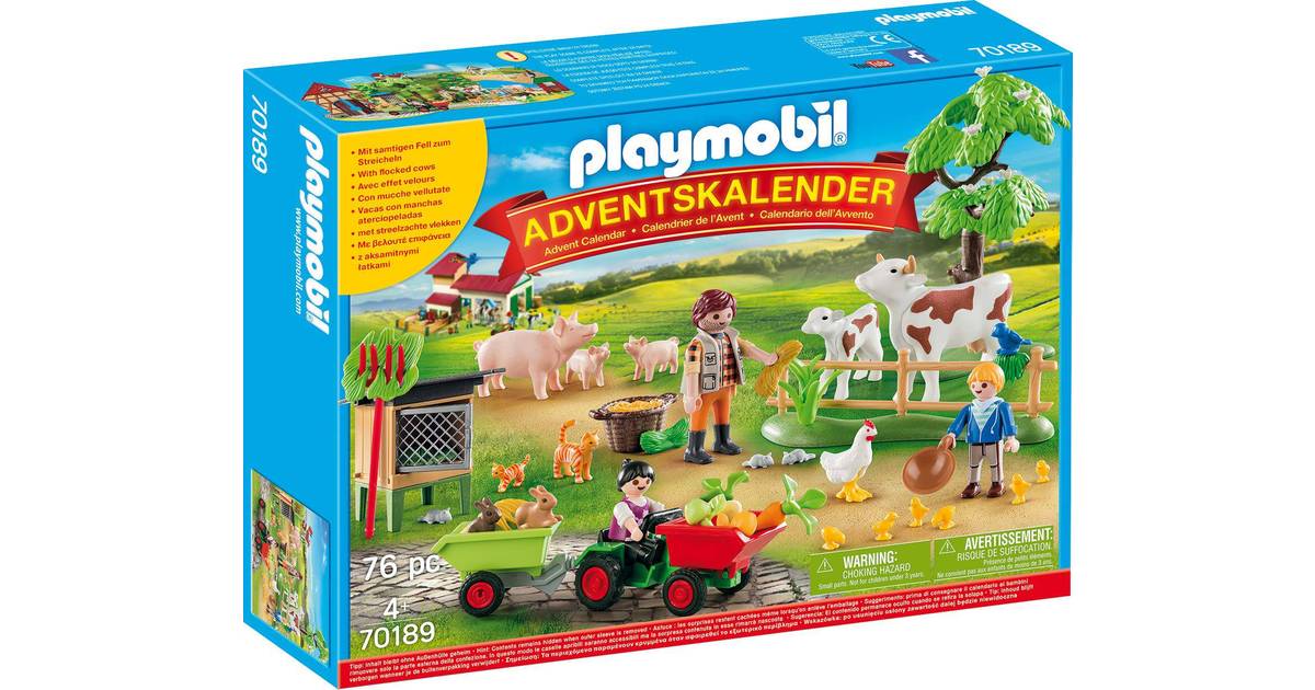 PLAYMOBIL Advent Calendar Farm with Flocked Horse 9262 PLAYMOBIL