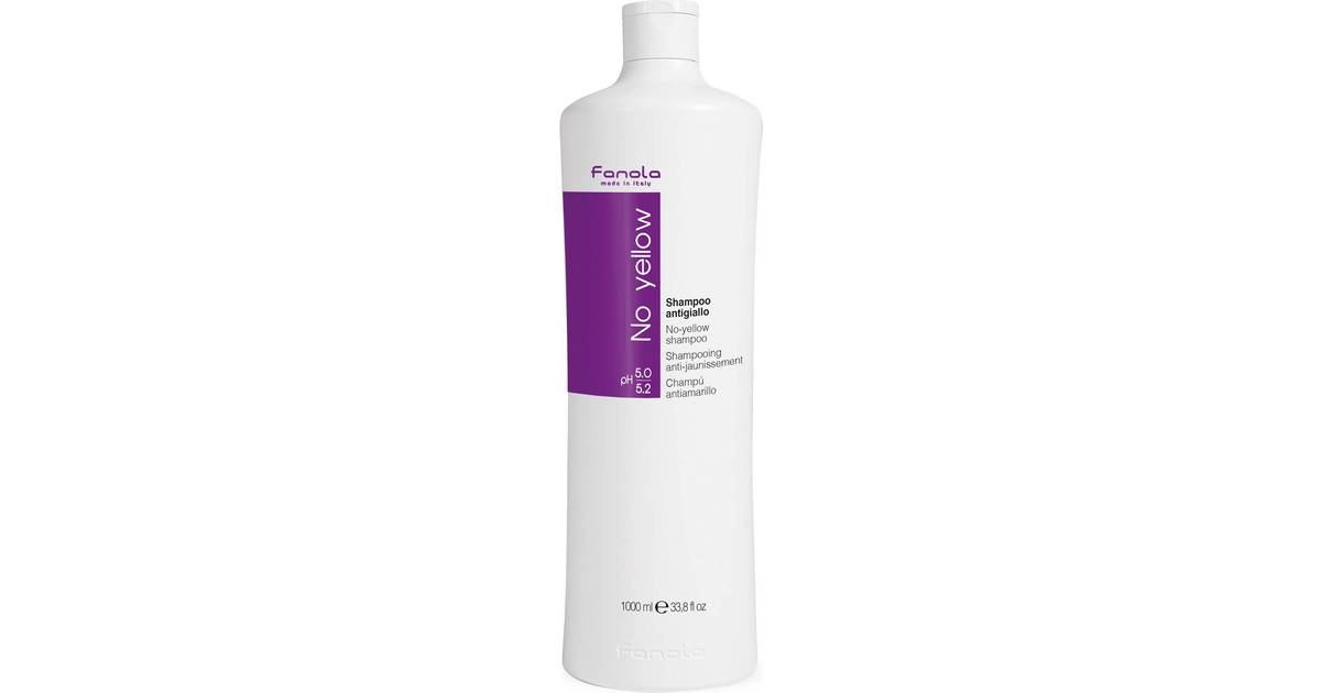 Fanola No Yellow Shampoo 1000ml (33 butiker) • Priser »