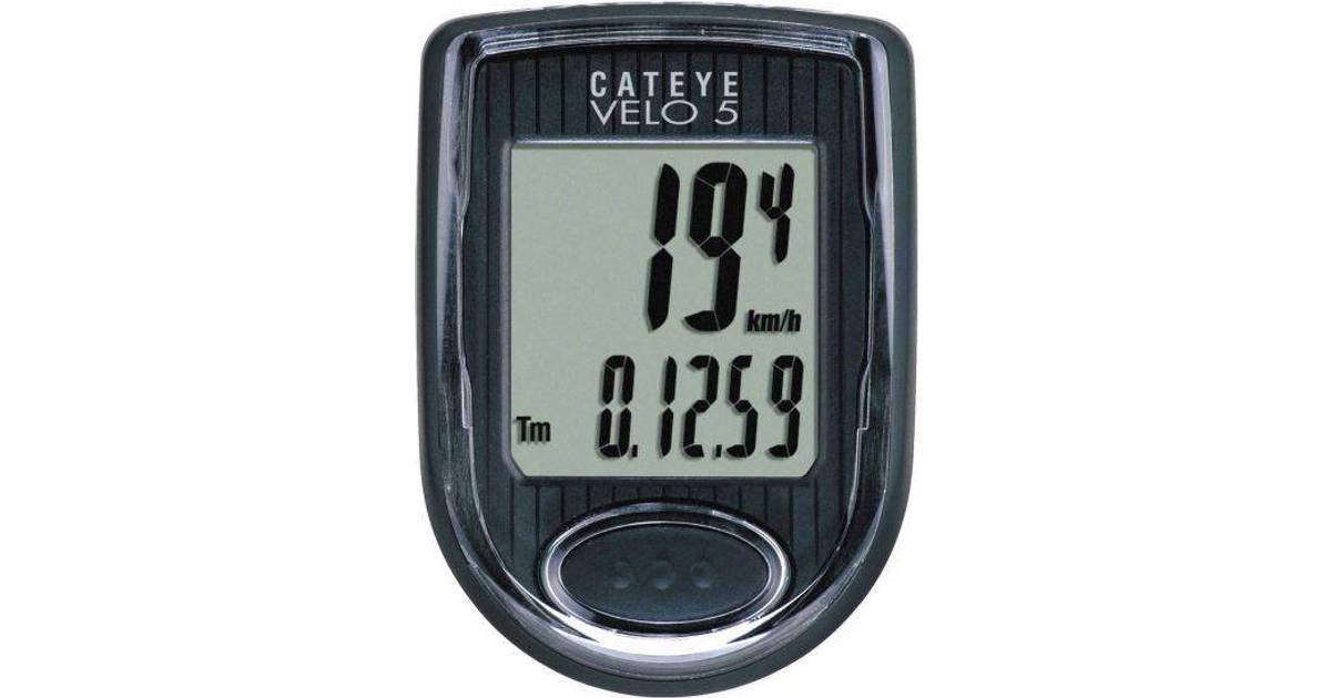 CATEYE Cycling CC-VL510 VELO5 Computer Speedo Odometer 5 Functions Black 