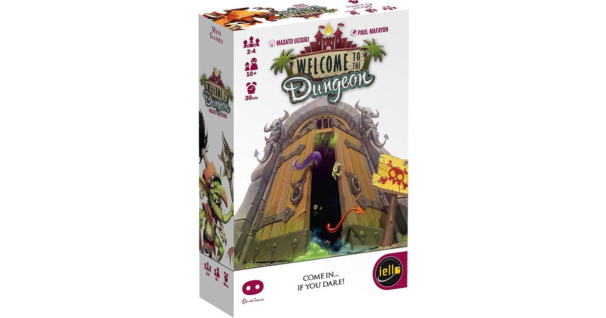 iello Welcome To The Dungeon Board Game Family Fun 2-4 Players 30 Minutes