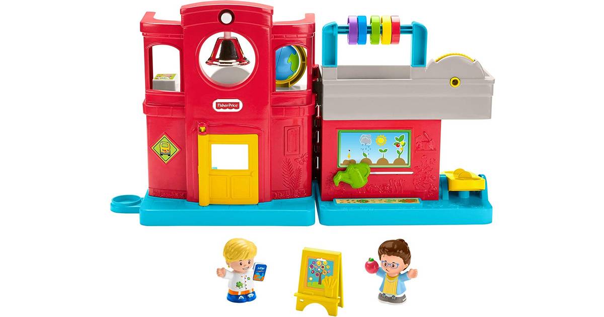 Fisher-Price Little People® FRIENDLY SCHOOL Playhouse Toy Playset with 2 Figures 
