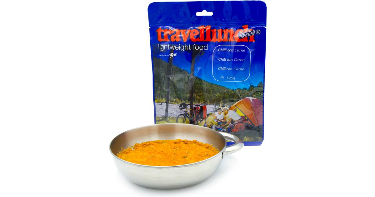 Travellunch-chili con carne 125g platos precocinados camping exterior alimentos
