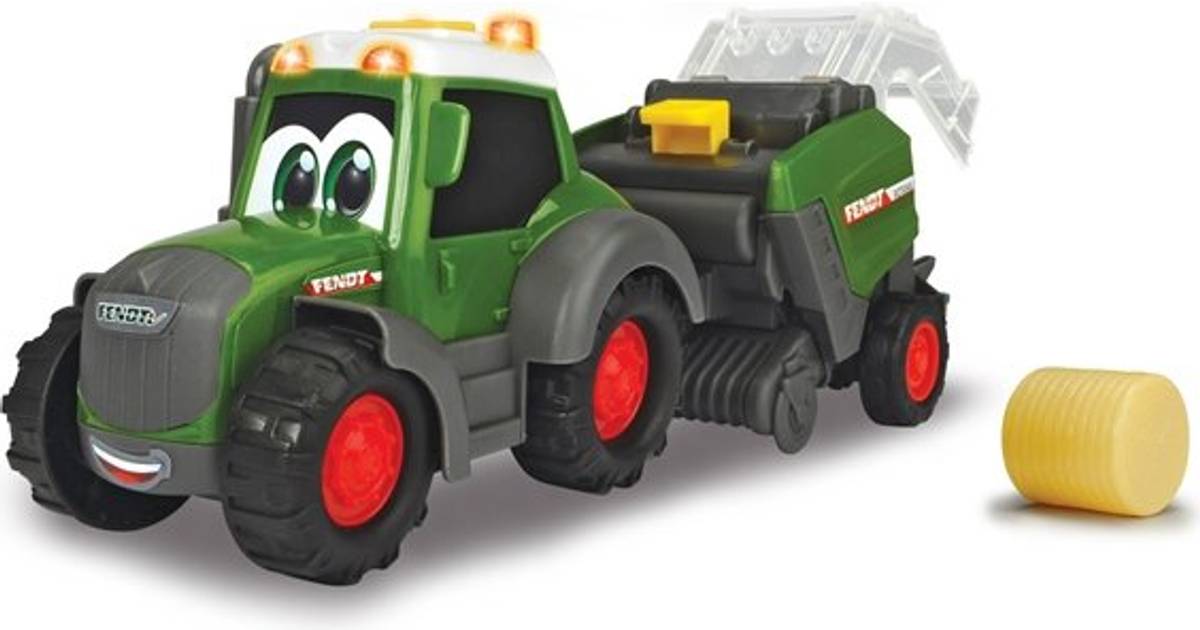 Traktor mit Ballenpresse und Heuballen, Dickie Toys Happy Fendt Hay Baler 