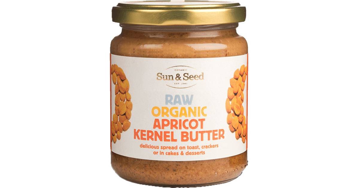 Sun &amp; Seed Organic Raw Apricot Kernel Butter • Se priser (3 butiker)