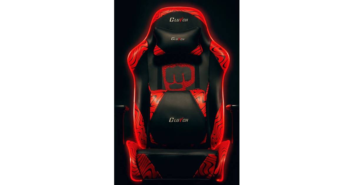 Clutch Chairz Throttle Series Pewdiepie  LED Edition Gaming 