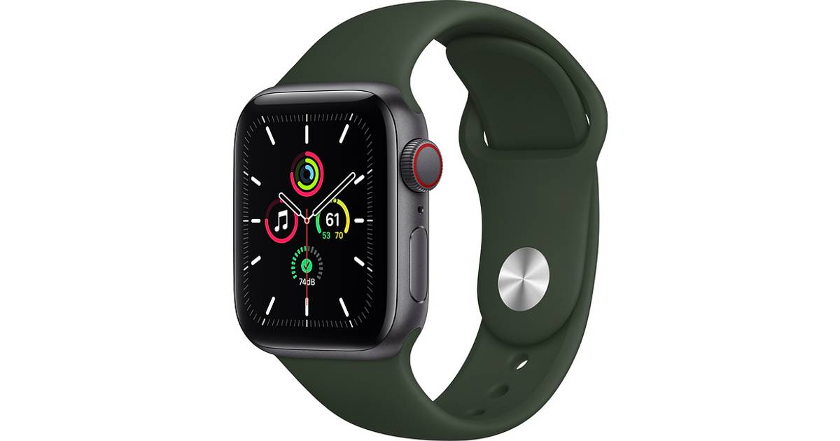 Apple Watch SE Cellular 40mm Aluminium Case with Sport Band • Pris »