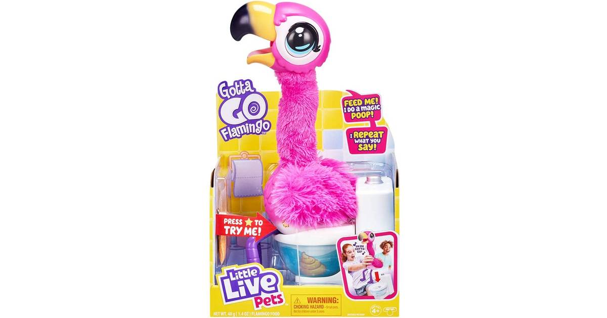 Little Live Pets Gotta Go Pink Flamingo New 