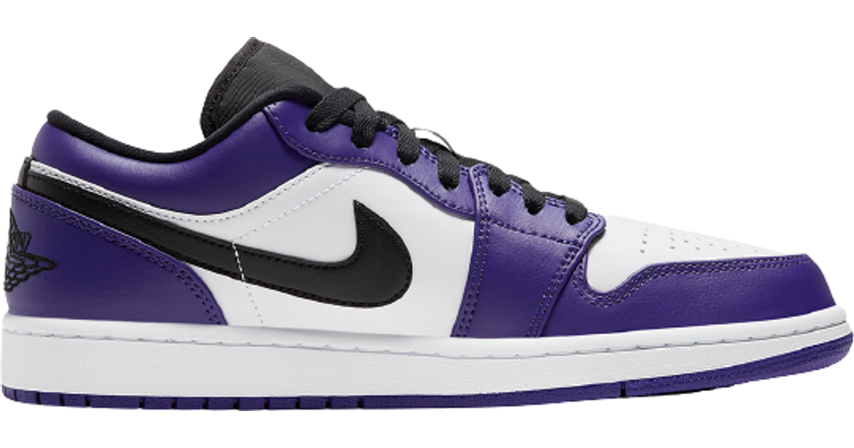 Nike Air Jordan 1 Low M Court Purple White Hot Punch Black