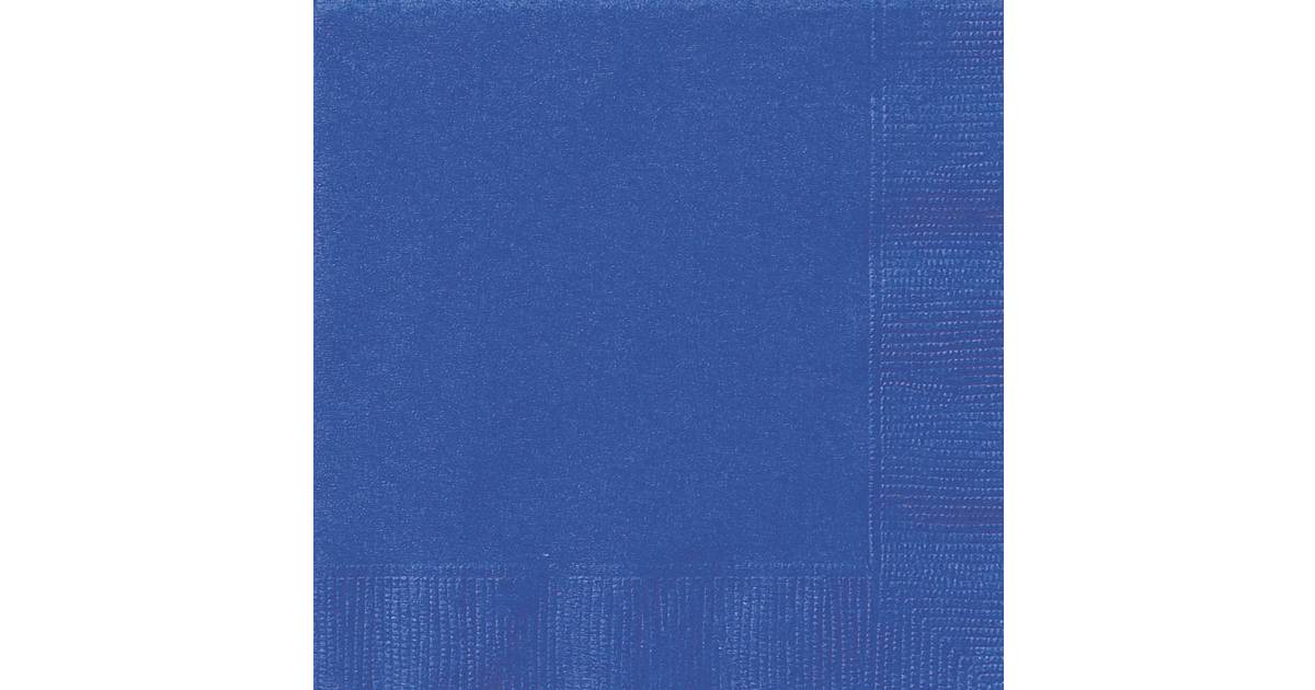 Bright Royal Blue 3-Ply Luncheon Napkins Party Supply Pack of 20 