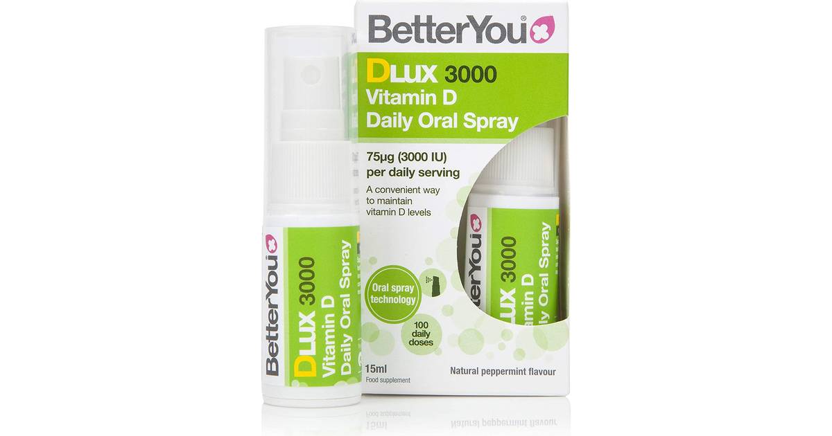 Better You DLux 3000 Vitamin D Oral Spray 15ml 1 st • Se ...