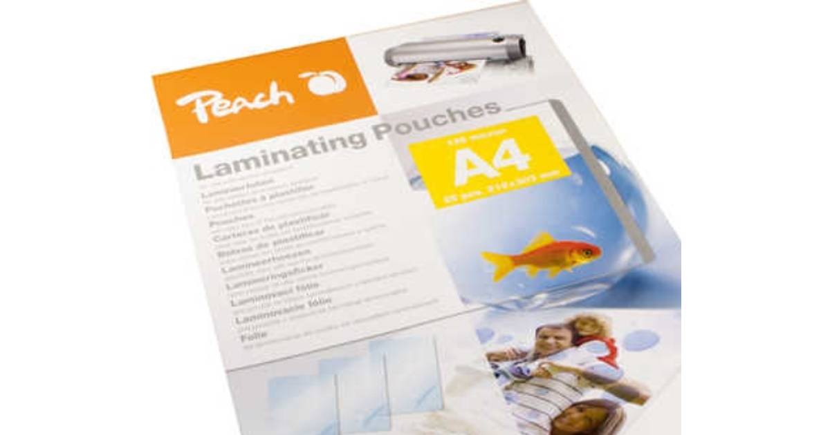 Peach Laminating Pouches A4 25pcs • Se lägsta pris nu