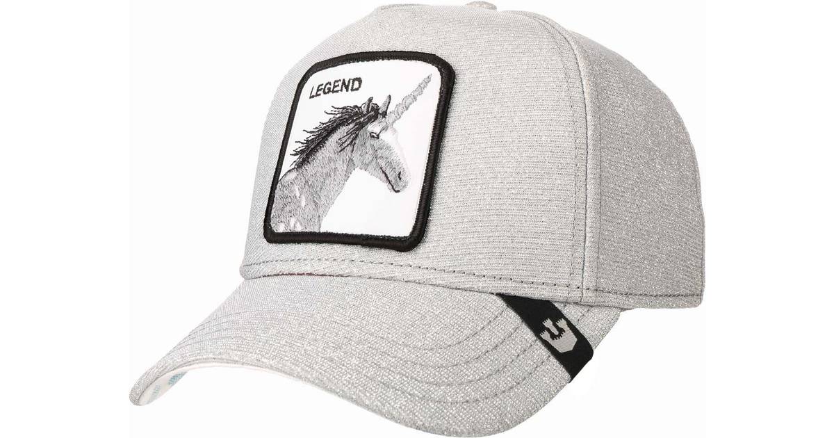 Goorin Bros Snapback Mesh Cap Unicorn Silver Glitter Grey Believer Trucker Hat 