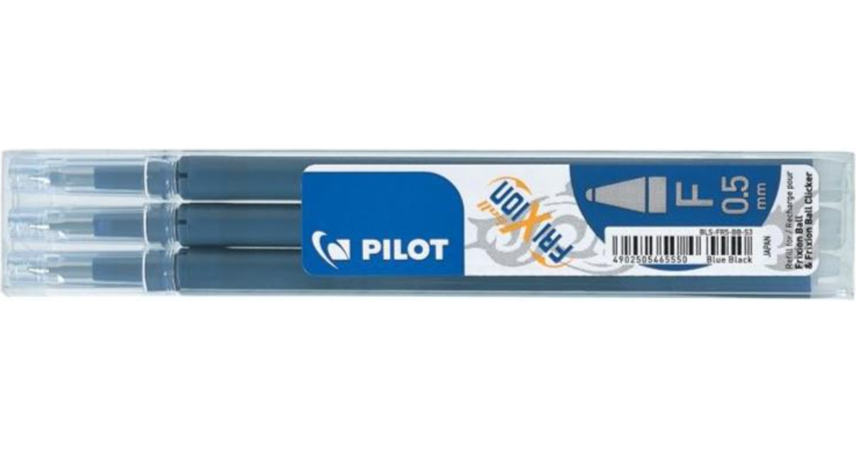 Pilot Frixion Clicker 0.5 3er-Set blau fein