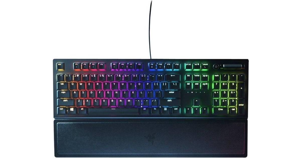 Taktil & Klickend DE-Layout Razer BlackWidow V3 QWERTZ , RGB Chroma Beleuchtung, Medientasten Premium Mechanical Full-Size Gaming Keyboard Mechanische Tastatur mit Green Switches
