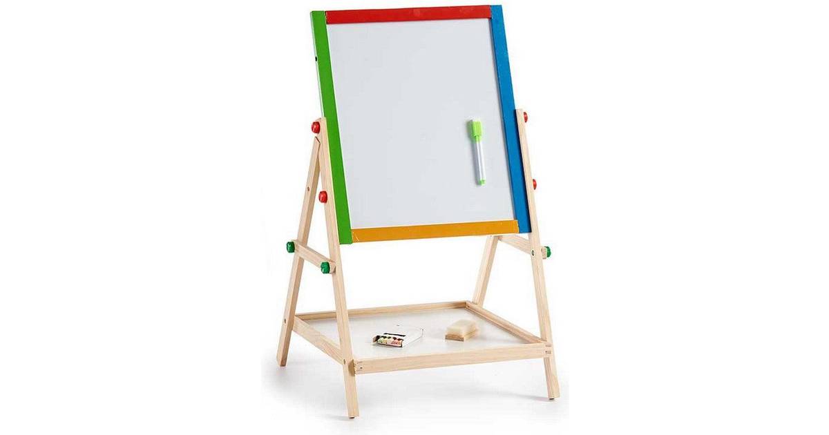 Azar Displays 515900 Clear Acrylic Adjustable Easel Stand for Floor with  Folding Design
