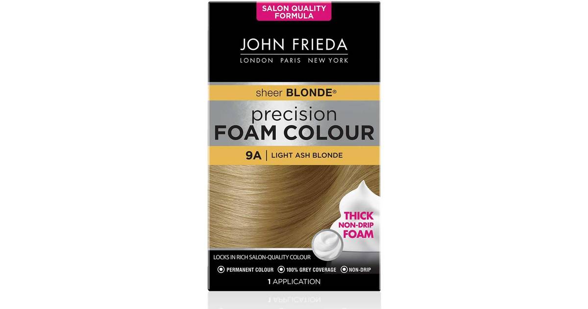 7. John Frieda Precision Foam Colour, Medium Natural Blonde 8N, Full-coverage Hair Color Kit, with Thick Foam for Deep Color Saturation - wide 8