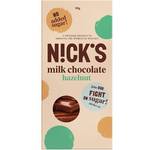 Nick's Mjölkchoklad med Hasselnötter 80g