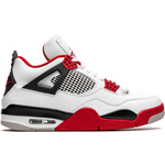 Nike Air Jordan 4 Retro M - White/Black/Tech Grey/Fire Red