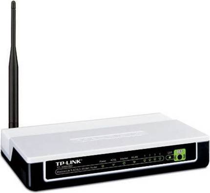  Bild på TP-Link TD-W8950ND router