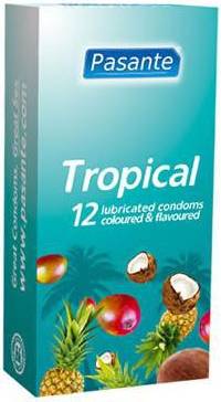  Bild på Pasante Tropical Flavours 12-pack kondomer