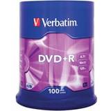 Optisk Lagring Verbatim DVD+R 4.7GB 16x Spindle 100-Pack