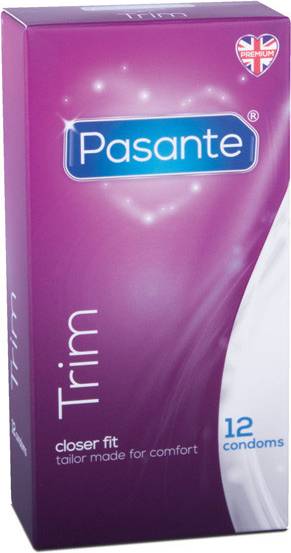 Bild på Pasante Trim 12-pack kondomer