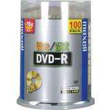 Maxell DVD Optisk lagring Maxell DVD-R 4.7GB 16x Spindle 100-Pack