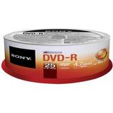 Sony DVD Optisk lagring Sony DVD-R 4.7GB 16x Spindle 25-Pack