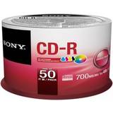 Sony CD Optisk lagring Sony CD-R 700MB 48x Spindle 50-Pack InkJet