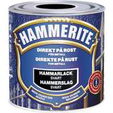 Hammarlack målarfärg Hammerite Hammer Effect Metallfärg Svart 0.75L