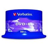 Verbatim DVD Optisk lagring Verbatim DVD+R 4.7GB 16x Spindle 50-Pack