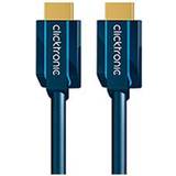 ClickTronic HDMI-kablar - Rund ClickTronic Casual HDMI - HDMI High Speed with Ethernet 12.5m