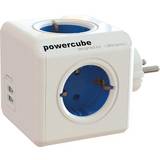 Kabelförlängare & Kabelförgrenare allocacoc PowerCube Original 4-way 2 USB Without Cable