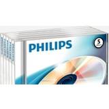 Philips DVD Optisk lagring Philips DVD-RW 4.7GB 4x Jewelcase 5-Pack