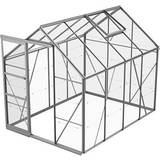 Skånska Byggvaror Växthus Skånska Byggvaror Bruka 5.0m² Aluminium Glas