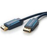 Blåa - DisplayPort-kablar - Skärmad ClickTronic Casual DisplayPort - DisplayPort 15m