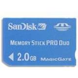 Memory Stick Pro Duo Minneskort SanDisk Memory Stick Pro Duo 2GB