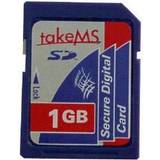 1 GB Minneskort & USB-minnen TakeMS SD 1GB