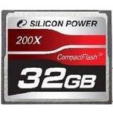 Silicon Power 32 GB Minneskort Silicon Power Compact Flash 32GB (200x)
